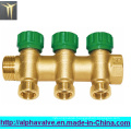 Brass 3-Way Manifolds with Plastic Cap (a. 0182)